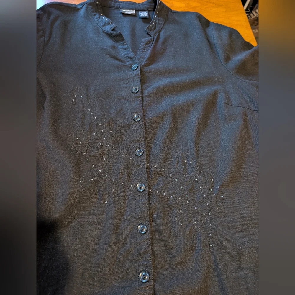 Bobbie Brooks Linen Women's Top - Picture 2 of 11